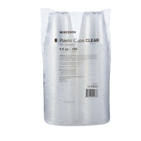 Drinking Cup McKesson 5 oz. Clear Polypropylene Disposable | CircleAMedical